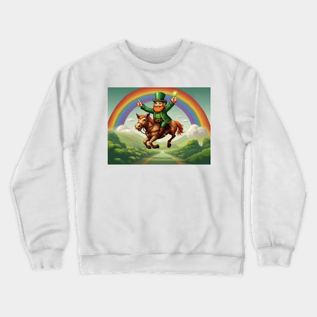 My vibe is green and magical. Crewneck Sweatshirt by benzshope